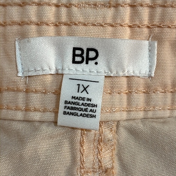 NWT BP. Nordstrom Womens Pants Wide Leg Cargo Coral Size 1X Ankle Summer Spring - Picture 3 of 16